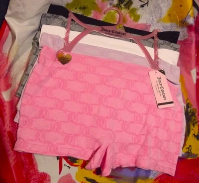 5 BRAGAS CORTAS JUICY COUTURE JC9585 5PKR CÓMODAS SIN COSTURAS MF BOYSHORT XL Foto 1 de 2