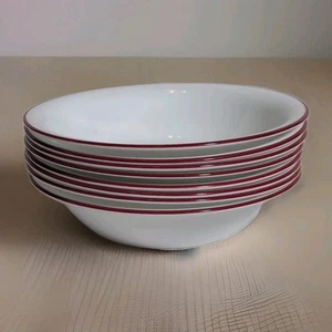 Corelle Coordinates Sincerely Yours weiß roter Rand Borte Schüssel 7,25" mehrere - Bild 1 von 5