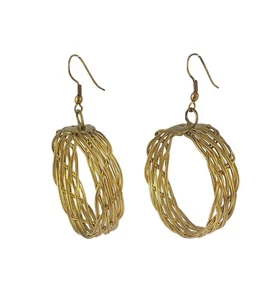 Drop Dangle Gold Tone Earrings - Various Designs - Picture 1 of 12