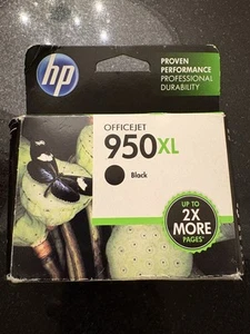 HP 950 XL Black Ink Cartridge - CN045AN#140 950XL Genuine Exp. June 2016 - Picture 1 of 6