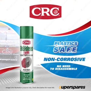 1 x CRC Brakleen Water Based Brake Parts Cleaner 500g Quickly Dissolves Grease - Picture 1 of 2
