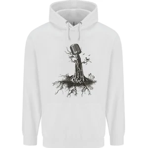 Microphone Tree Music Singing Singer Childrens Kids Hoodie - Picture 1 of 3