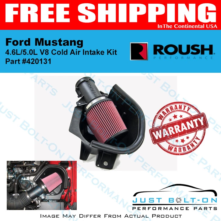 ROUSH 2010-2014 Ford Mustang 4.6L/5.0L V8 Cold Air Intake Kit - Imagem 1 de 1
