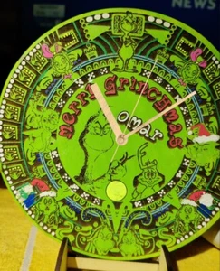 Grinch Aztec Calendar Personalized Clock - Picture 1 of 3