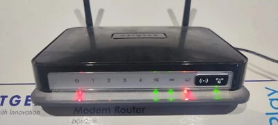 NETGEAR DGN2200 Modem Router Wi-Fi ADSL 802.11n Fino a 300 Mbps - Immagine 1 di 2