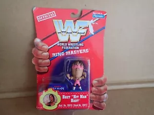 Vintage 1997 WWF Bret “Hit Man” Hart Playmates Ring Masters. Sealed New - Picture 1 of 4