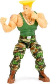 Jada Toys Street Fighter II 6" Guile Action Figure Official Licensed by Capcom