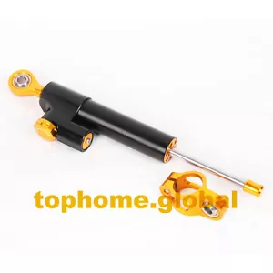 Universal Adjustable Steering Damper Stabilizer For Yamaha Honda Ducati Kawasaki - Foto 1 di 4