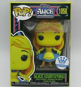 Funko Pop Shop Esclusivo Alice nel Paese delle Meraviglie Luce Nera - Alice Curtsying 1058 - Foto 1 di 7
