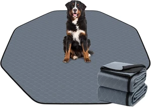 Washable Pee Pads for Dogs, 71'' Diagonal Octagon Puppy Pads, Designed for 24'' - Picture 1 of 6