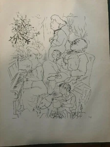 A Treasury of American Prints, "Heilige Nacht" George Grosz, 9 1/2" x 12 1/2" - Picture 1 of 1
