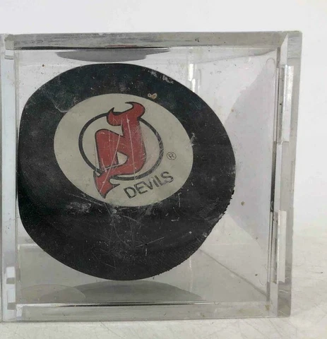 New Jersey Devils Official Game Hockey Puck Cover