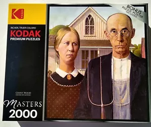 Kodak American Gothic von Grand Wood 2000 Teile Puzzle von Grant Wood - Bild 1 von 5