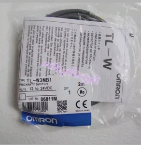 One Omron PLC TL-W3MB1 Proximity Switch 12-24VDC 2M TLW3MB1 Sensors New In Box - Picture 1 of 1