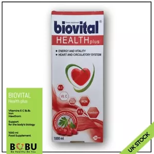 Biovital Health plus 1000ml | Liquid Vitamins | Vitality Energy Heart | 1L - Picture 1 of 11