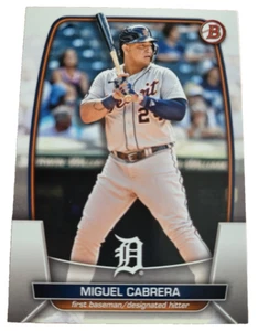 2023 Bowman Miguel Cabrera #27 Detroit Tigers MLB Baseball Card (K0 - Picture 1 of 2