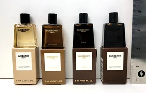 BURBERRY HERO EDT, EDP, PARFUM 5 ml / 0.16 fl oz MINIATURE SPLASH MEN PICK SCENT - Picture 1 of 10