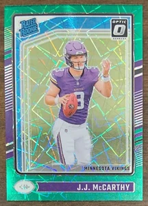2024 Donruss Optic Green Velocity Rating Rookie JJ McCarthy #235 - Bild 1 von 2