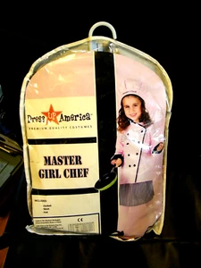 Dress-Up-America Chef Costume - Girls Master Chef Costume Set - Career Costume - Picture 1 of 2