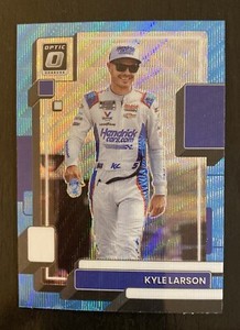 2023 Donruss Racing NASCAR Kyle Larson Optic Base #20 Carolina Blue Wave