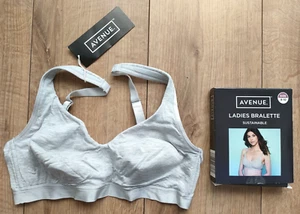 BRALETTE SIZE 8 - 10 SUSTAINABLE GREY LADIES AVENUE BNIB - Picture 1 of 3