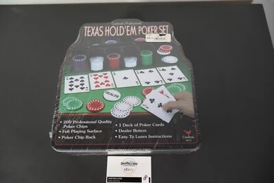 Cardinal's Professional Texas Hold 'Em Poker Set BRAND NEW FACTORY SEALED NOS - Image 1 of 4