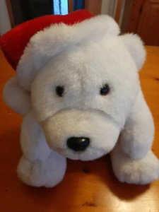 Coca Cola Plüsch Design Eisbär Weihnachten 1993  Coca-Cola  ca. 26 cm   Rarität - Bild 1 von 7