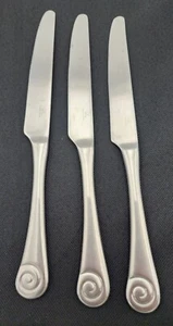 3 Coltelli da Pranzo Massello Robert Welch AMMONITE BRILLANTE Inox 9 3/4" - Foto 1 di 3