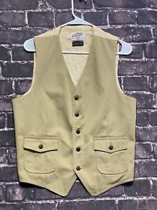 Levis Wildfire From Panatela Sportswear Vest Men’s Large Vest Brown 70s Vintage