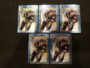 LOT OF (5) 1994-95 Topps Finest #33 Jaromir Jagr Pittsburg Penguins w/Protector