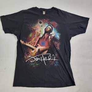 Jimi Hendrix Authentic 2007 Planets schwarz bunte Grafik Shirt Herren Gr. M - Bild 1 von 8