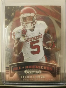 Marquise Brown 2020 Prizm Draft Picks - All American #30 - Oklahoma - Picture 1 of 2
