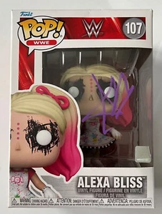 Figura Alexa Bliss Firmada a Mano WWE Funko Pop #107 Lucha Libre Autógrafo 2 - Imagen 1 de 1