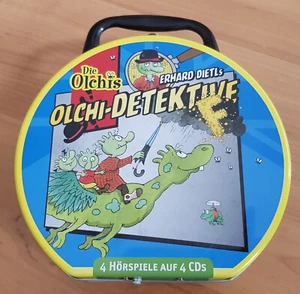 4 CD Hörspiel - Die Olchis - Olchi-Detektive - Erhard Dietl + Koffer - Bild 1 von 2
