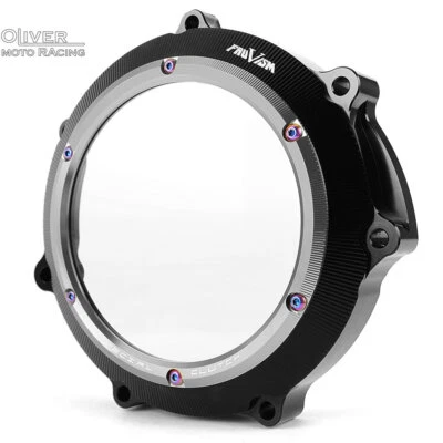 For Yamaha YZ450F 03-09 WR450F 03-15 CNC Engine Racing Clear Clutch Cover Guard Foto 1 de 4