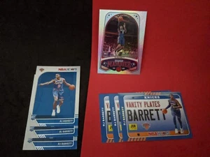 🔥 New York Knicks RJ Barrett Rookie Card Lot Vanity Plates Inserts 7x Cards - Picture 1 of 2