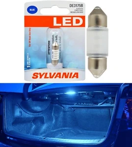 Sylvania Premium LED Light De3021 Blue One Bulb Trunk Cargo Replacement Lamp - Picture 1 of 10