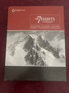 The 7 Habits for Managers by FranklinCovey Stephen R. Covey Management Program - Picture 1 of 10