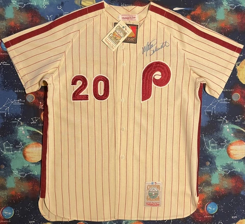 Authentic Vintage Mitchell & Ness Mike Schmidt Philadelphia Phillies Jersey Cover