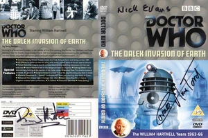 Doctor Who: The Dalek Invasion of Earth DVD Cover Signed by Carole Ann Ford + 2 - Imagen 1 de 1