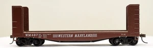 ATHEARN HO Scale WESTERN MARYLAND 40' Pulpwood Car #407; KDs - Picture 1 of 8