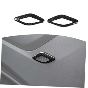 for Camaro Door Side Speaker Horn Trim Cover for Chevy Camaro Carbon Fiber - Picture 1 of 8