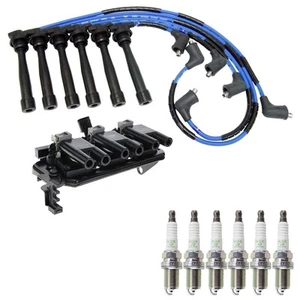 Hitachi Ignition Coils NGK 6 V-Power SparkPlugs & Wire Set Kit for Tucson 2.7 L4 - Picture 1 of 1