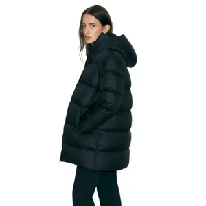 Chaqueta con capucha acolchada acolchada acolchada de gran tamaño de Zara talla S - Imagen 1 de 10