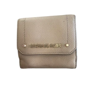 Michael Kors Geldbörse Damen Tri Fold hellbraun Leder - Bild 1 von 9