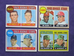 1967-1969 Topps Rookie (4) card Lot "Very Sharp Looking Card" - Picture 1 of 2