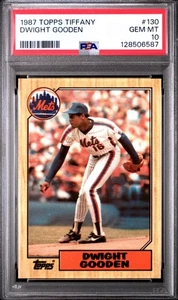 1987 Topps Tiffany — Dwight Gooden — 💎 Como nuevo PSA 10 — NUEVO (pop 97) - Imagen 1 de 3