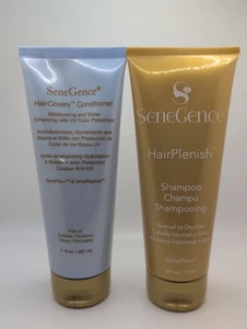 SeneGence HairPlenish Shampoo + HairCovery Conditioner Set Brand New Sealed 7 Oz - Picture 1 of 3