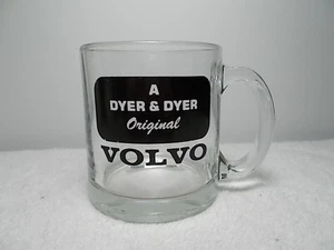 Tazza da tè caffè in vetro originale vintage Volvo Automobile A Dyer & Dyer - Foto 1 di 6