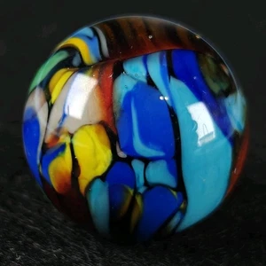 Contemporary 1" Guinea Marble Signed M 06 - Picture 1 of 7